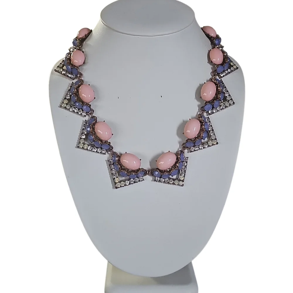 Aldo Pink and Lavender Statement Necklace